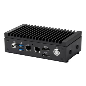 ASUS EBS-P300 Fanless Computer, Intel Celeron J6412 processor, LPDDR4x 3733, 2x HDMI, dual-LAN, multiple USB & COM ports, 12-24V DC